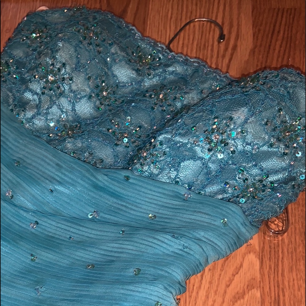 Beaded, Floral Quinceañera Dress w Floral Headband